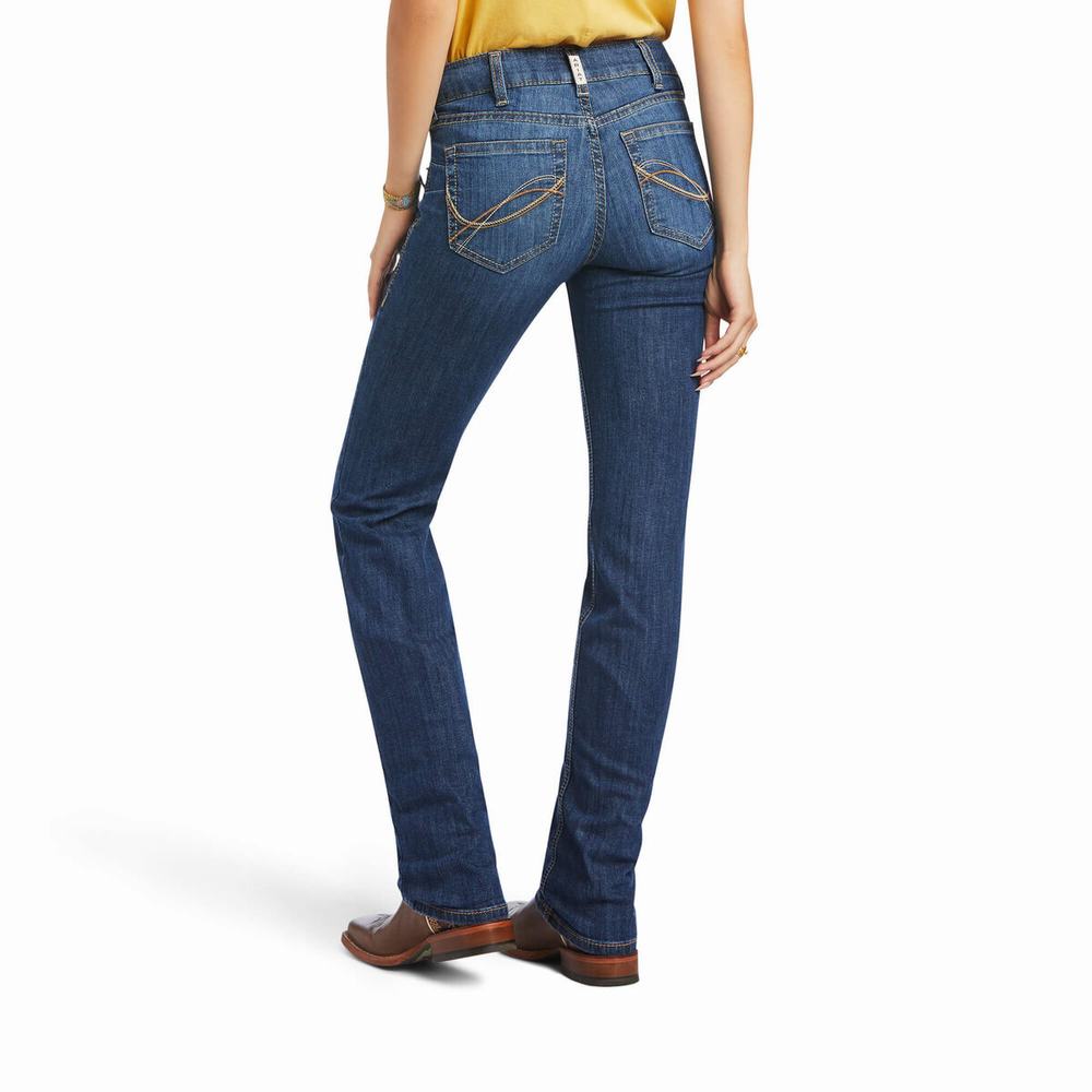 Ariat R.E.A.L. Perfect Rise Nadia Straight Jeans Dam Olika Färger | 923-VFBCER