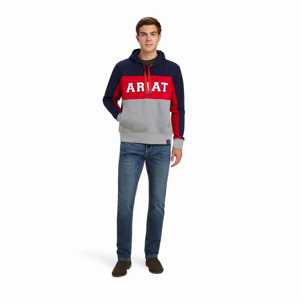 Ariat Rabere Team Hoodie Dam Marinblå | 653-QDINWO