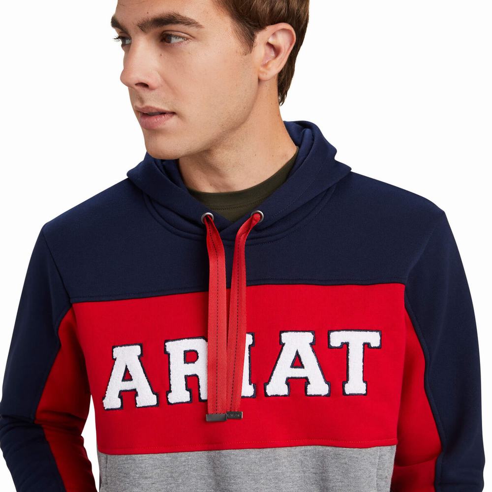 Ariat Rabere Team Hoodie Dam Marinblå | 653-QDINWO