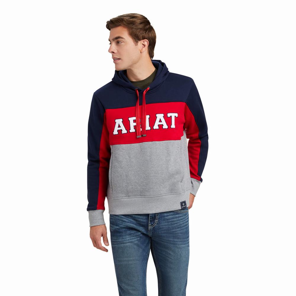 Ariat Rabere Team Hoodie Dam Marinblå | 653-QDINWO