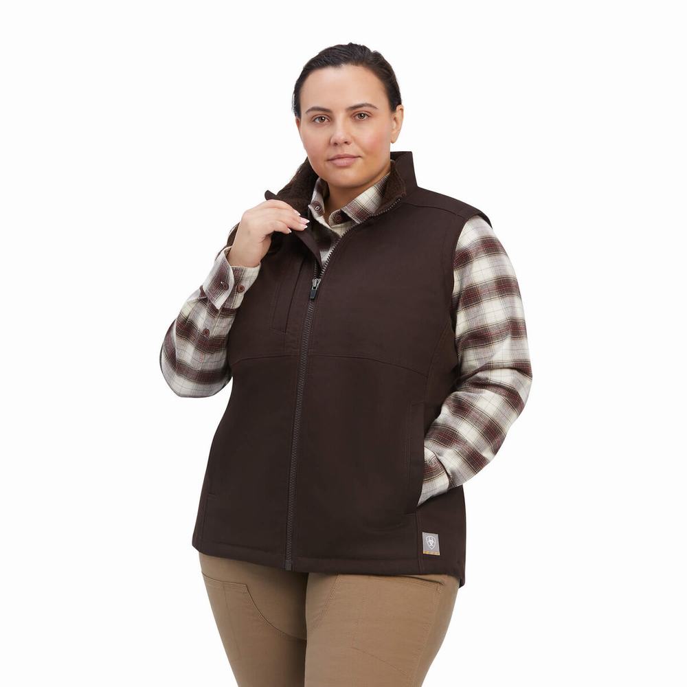 Ariat Rebar DuraCanvas Insulated Vests Dam Olika Färger | 829-KVISEC