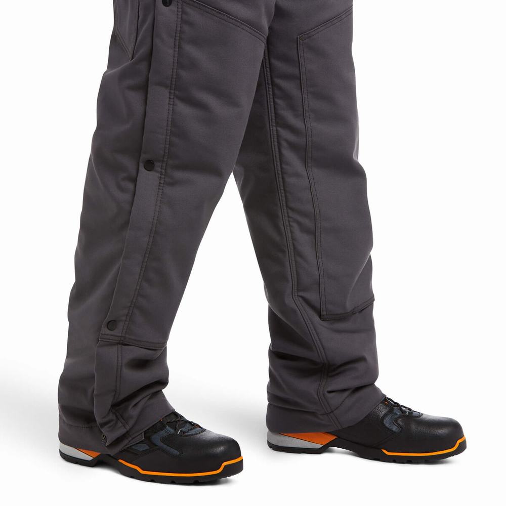 Ariat Rebar DuraCanvas Stretch Insulated Byxor Herr Grå | 082-JQNVGC