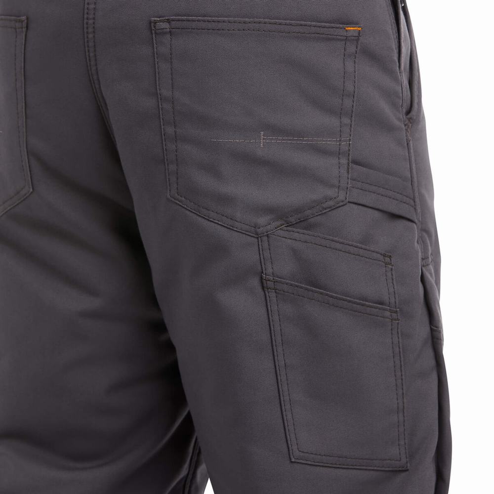 Ariat Rebar DuraCanvas Stretch Insulated Byxor Herr Grå | 082-JQNVGC