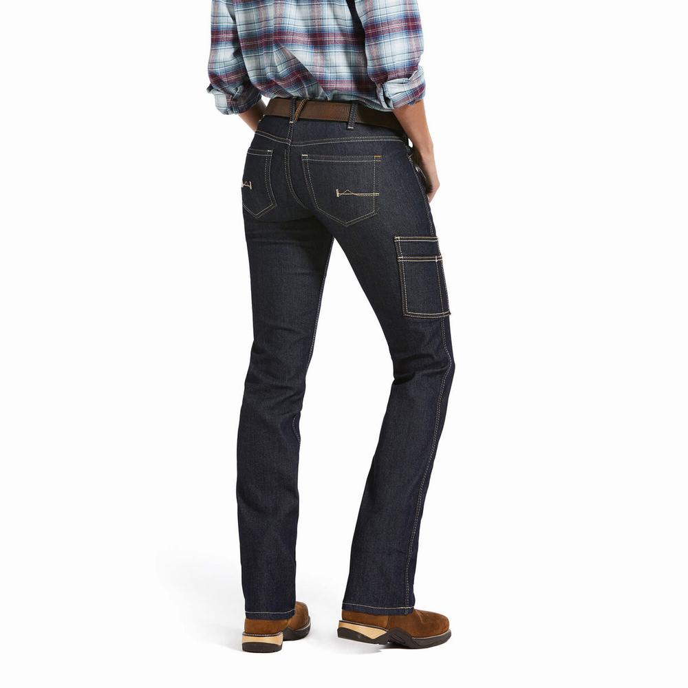 Ariat Rebar DuraStretch Raven Leg Straight Jeans Dam Olika Färger | 430-RTPHSA