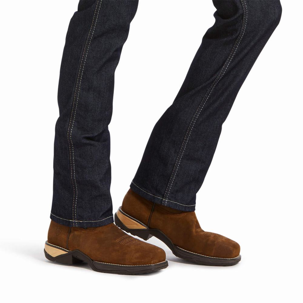 Ariat Rebar DuraStretch Raven Leg Straight Jeans Dam Olika Färger | 430-RTPHSA