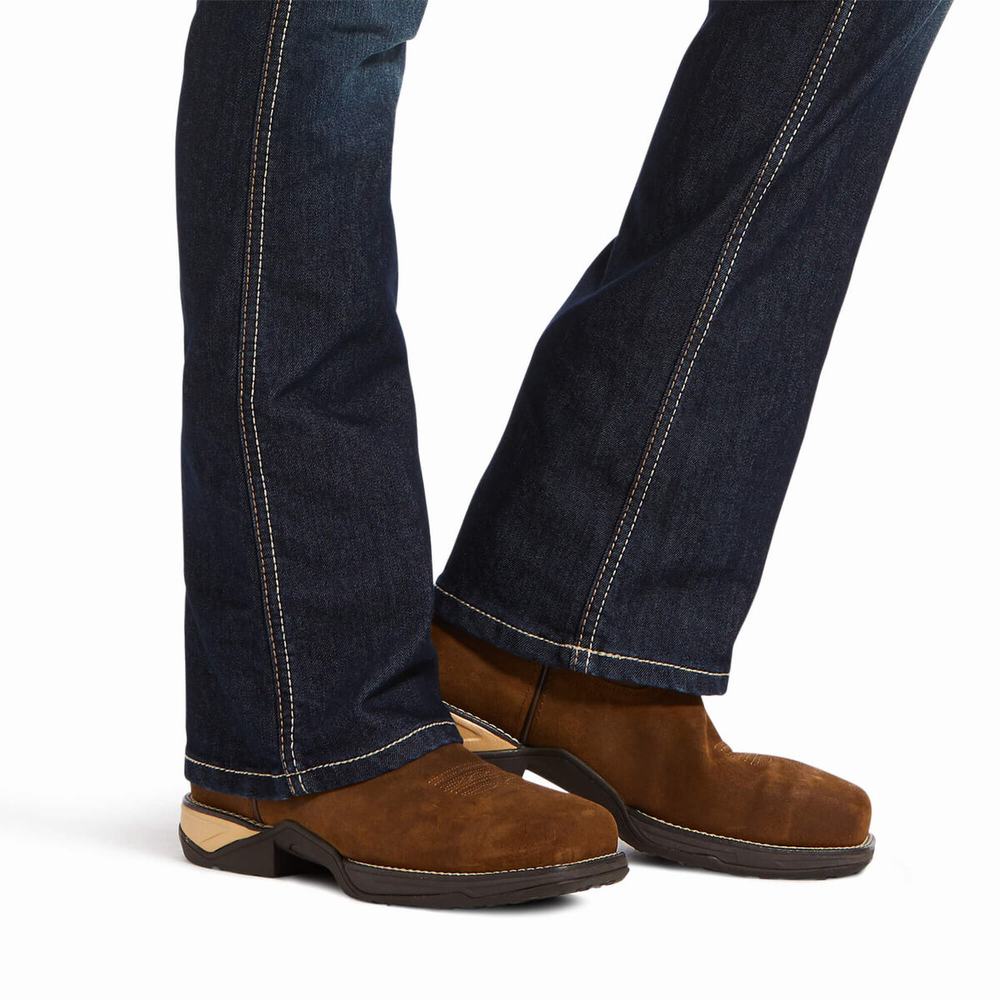 Ariat Rebar DuraStretch Riveter Cut Straight Jeans Dam Olika Färger | 159-XBYIJA