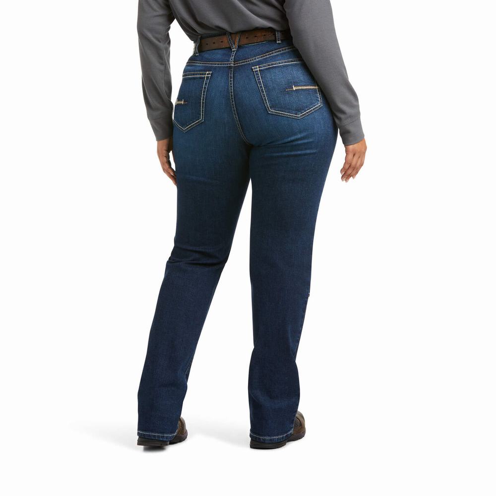 Ariat Rebar DuraStretch Riveter Double Front Jeans Dam Olika Färger | 589-FRTHED