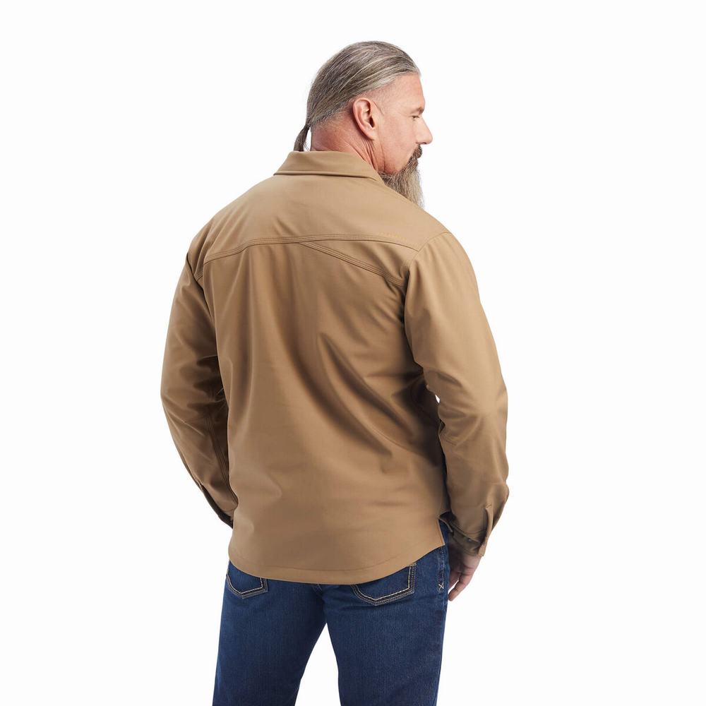 Ariat Rebar DuraStretch Utility Softshell Jacka Herr Khaki | 987-GYQTPR