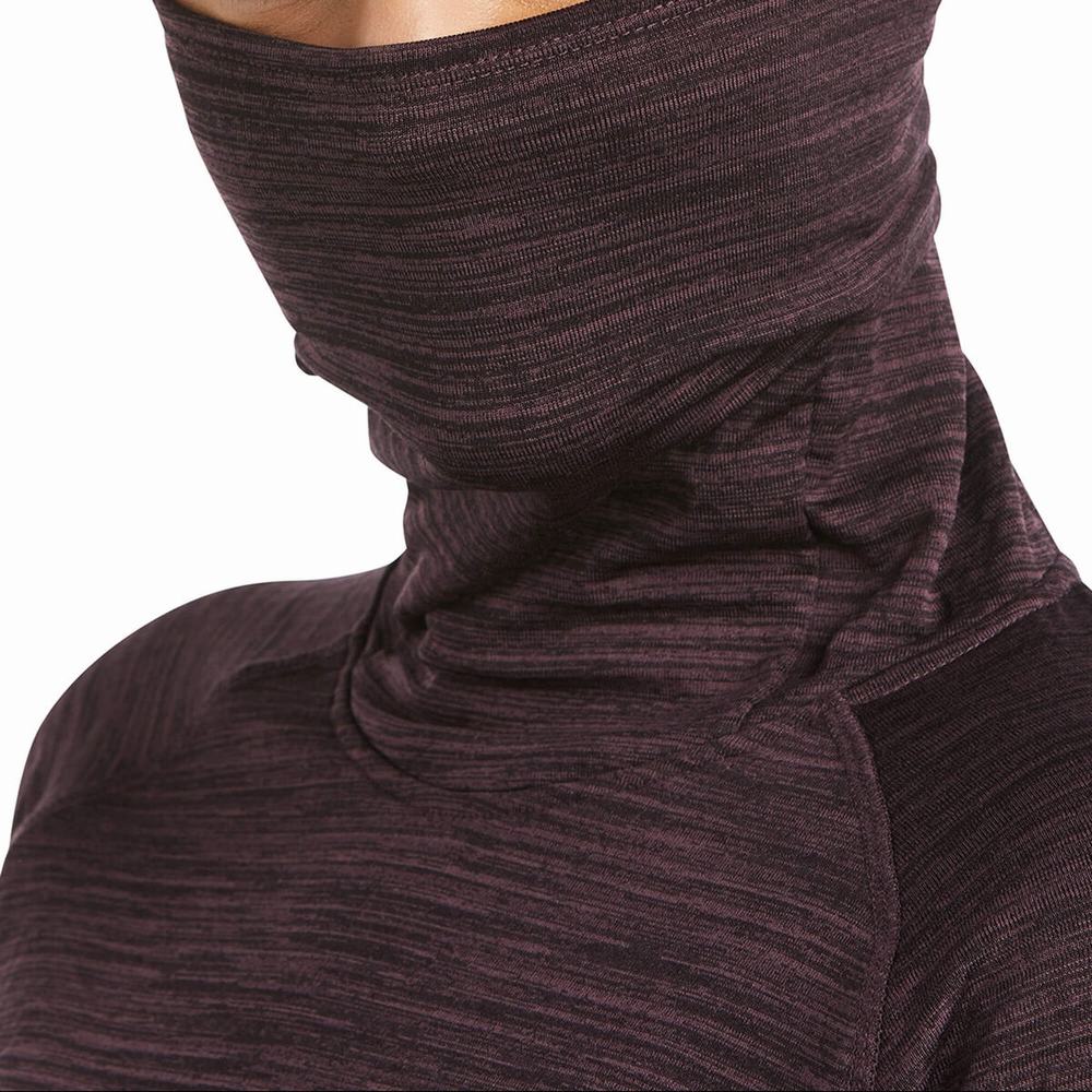 Ariat Rebar Gridwork Balaclava Hoodie Dam Lila | 184-ILEAZN