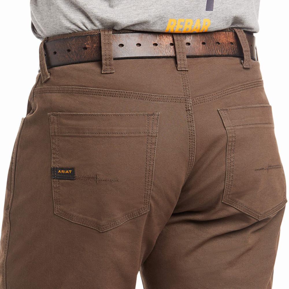 Ariat Rebar M4 Low Rise DuraStretch Made Tough Byxor Herr Olika Färger | 012-ZAGCTH