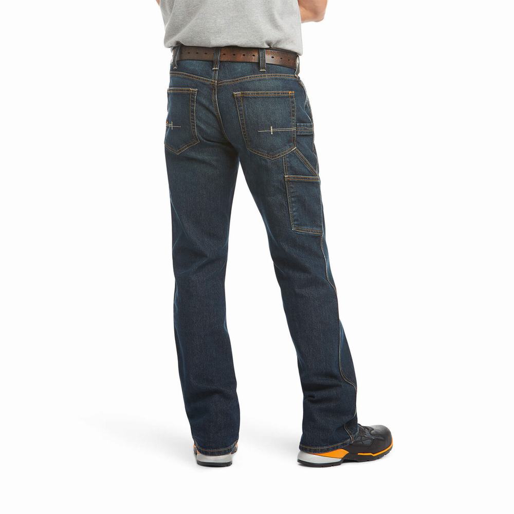 Ariat Rebar M4 Low Rise DuraStretch Workhorse Cut Straight Jeans Herr Olika Färger | 738-RDTFWB