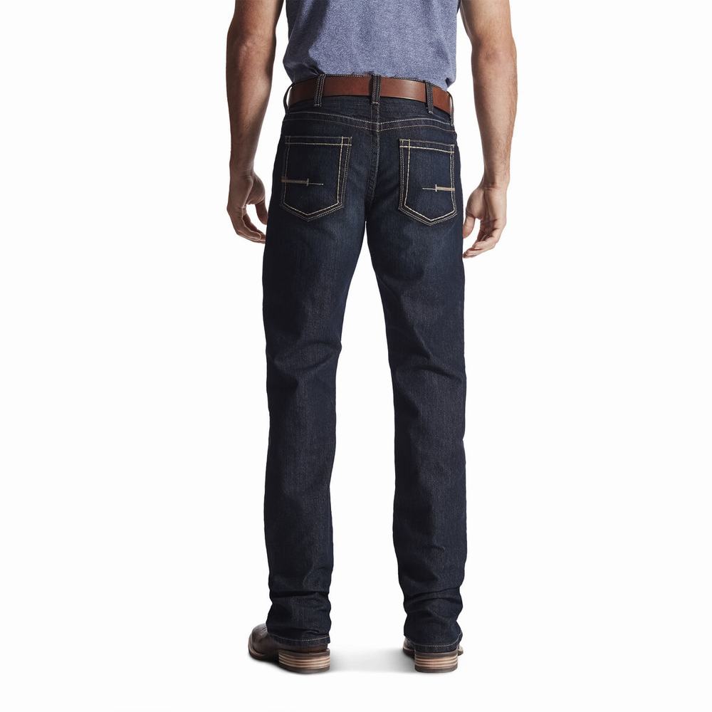 Ariat Rebar M4 Relaxed DuraStretch Edge Cut Straight Jeans Herr Olika Färger | 975-YRCLNI