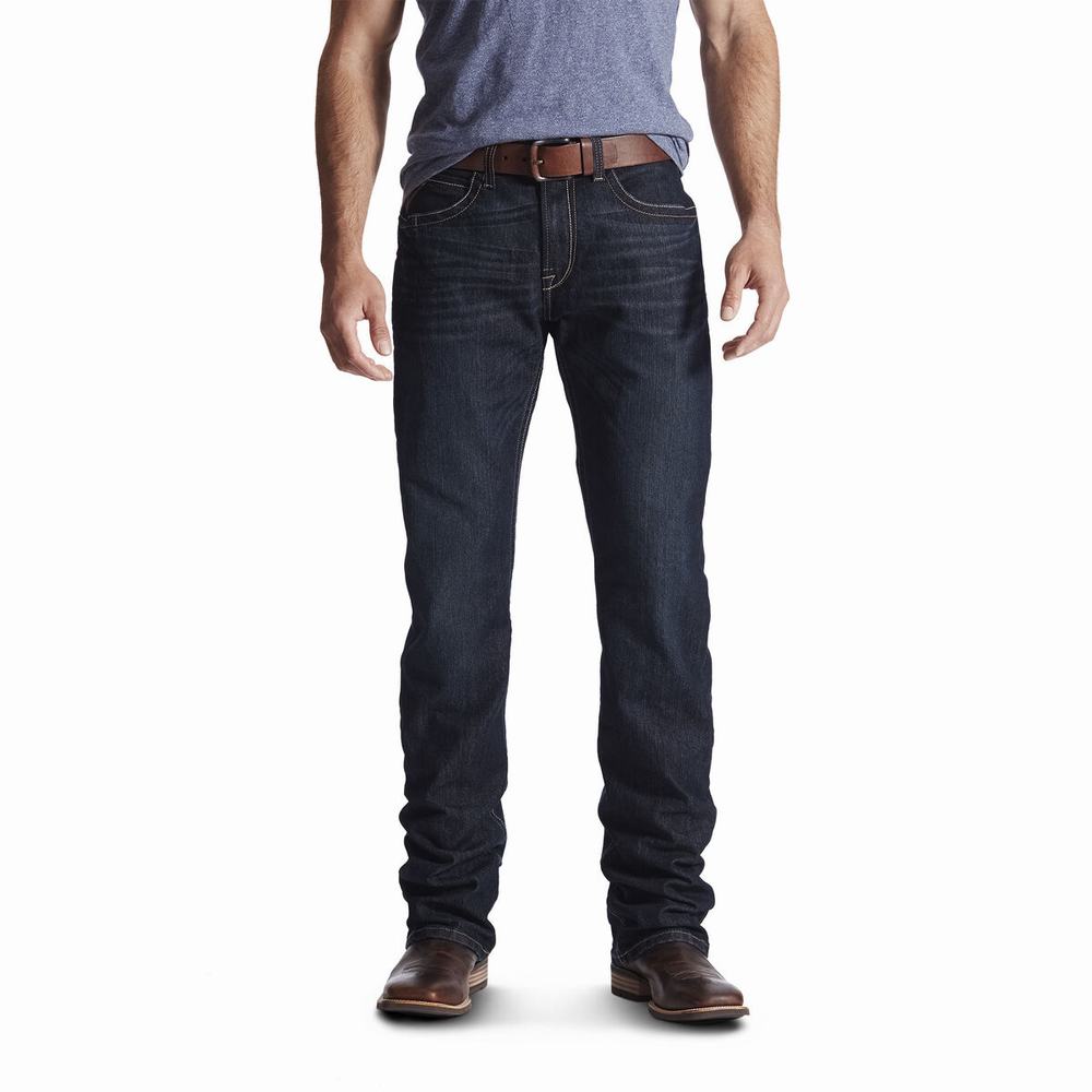 Ariat Rebar M4 Relaxed DuraStretch Edge Cut Straight Jeans Herr Olika Färger | 975-YRCLNI