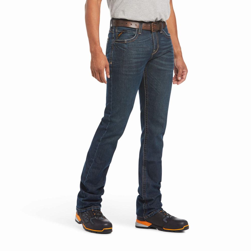 Ariat Rebar M7 DuraStretch Edge Straight Jeans Herr Olika Färger | 367-VCWNXF