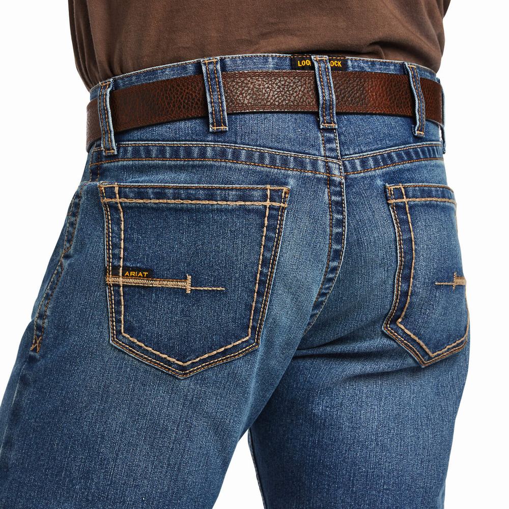 Ariat Rebar M7 DuraStretch Edge Straight Jeans Herr Olika Färger | 493-YFTILC