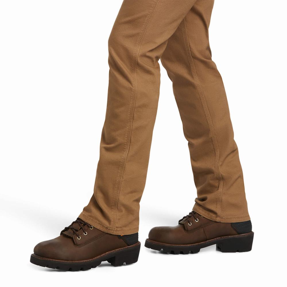 Ariat Rebar M7 DuraStretch Made Tough Byxor Herr Khaki | 869-ELCXVJ