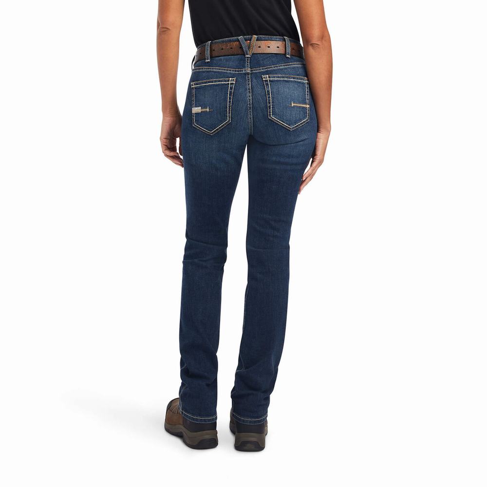 Ariat Rebar Riveter Straight Jeans Dam Olika Färger | 013-RHXVCB