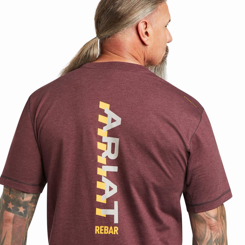 Ariat Rebar Workman Logo Short Sleeve Herr Olika Färger | 502-IPFTWK