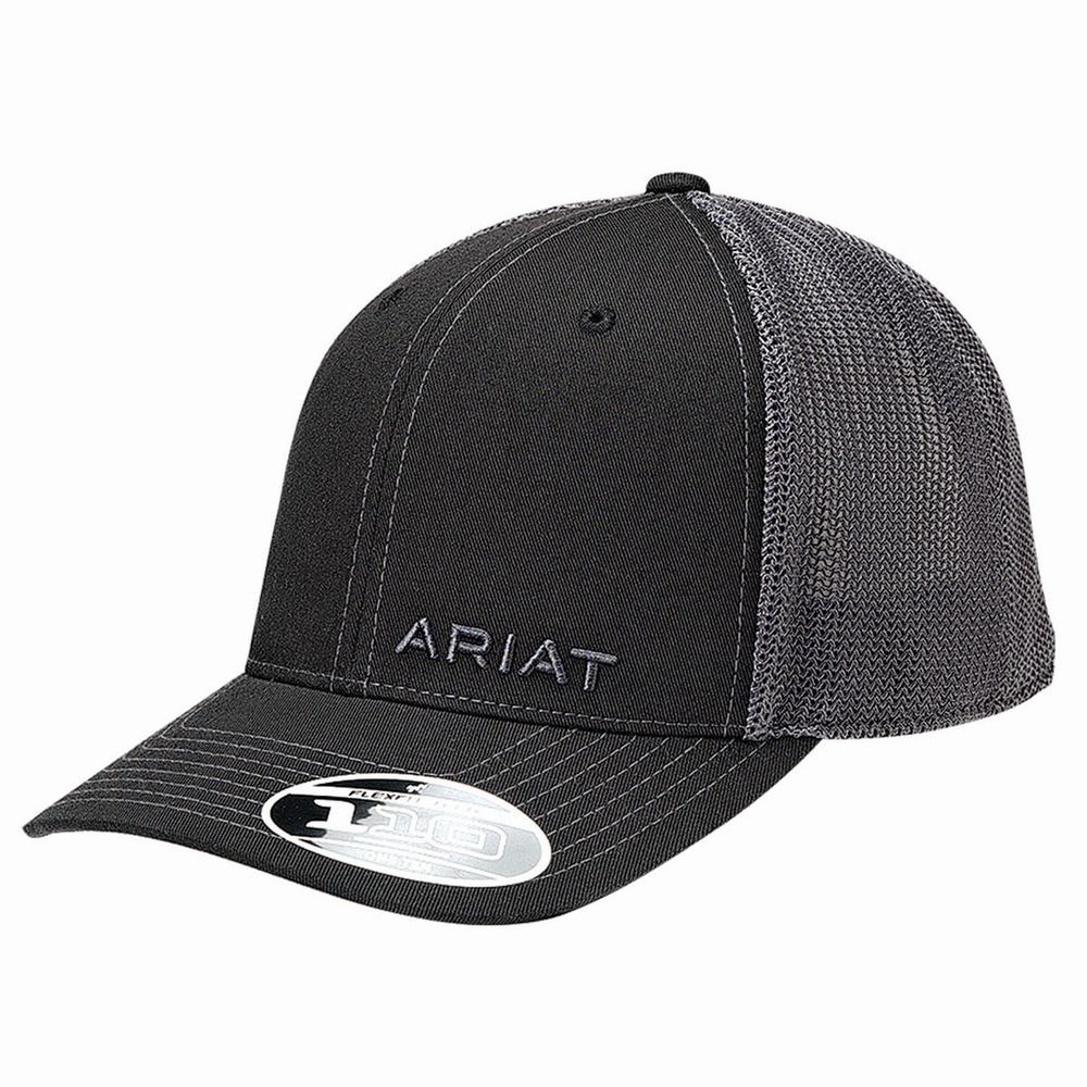 Ariat Rev Snapback Hatt Herr Svarta | 629-AGCYNS