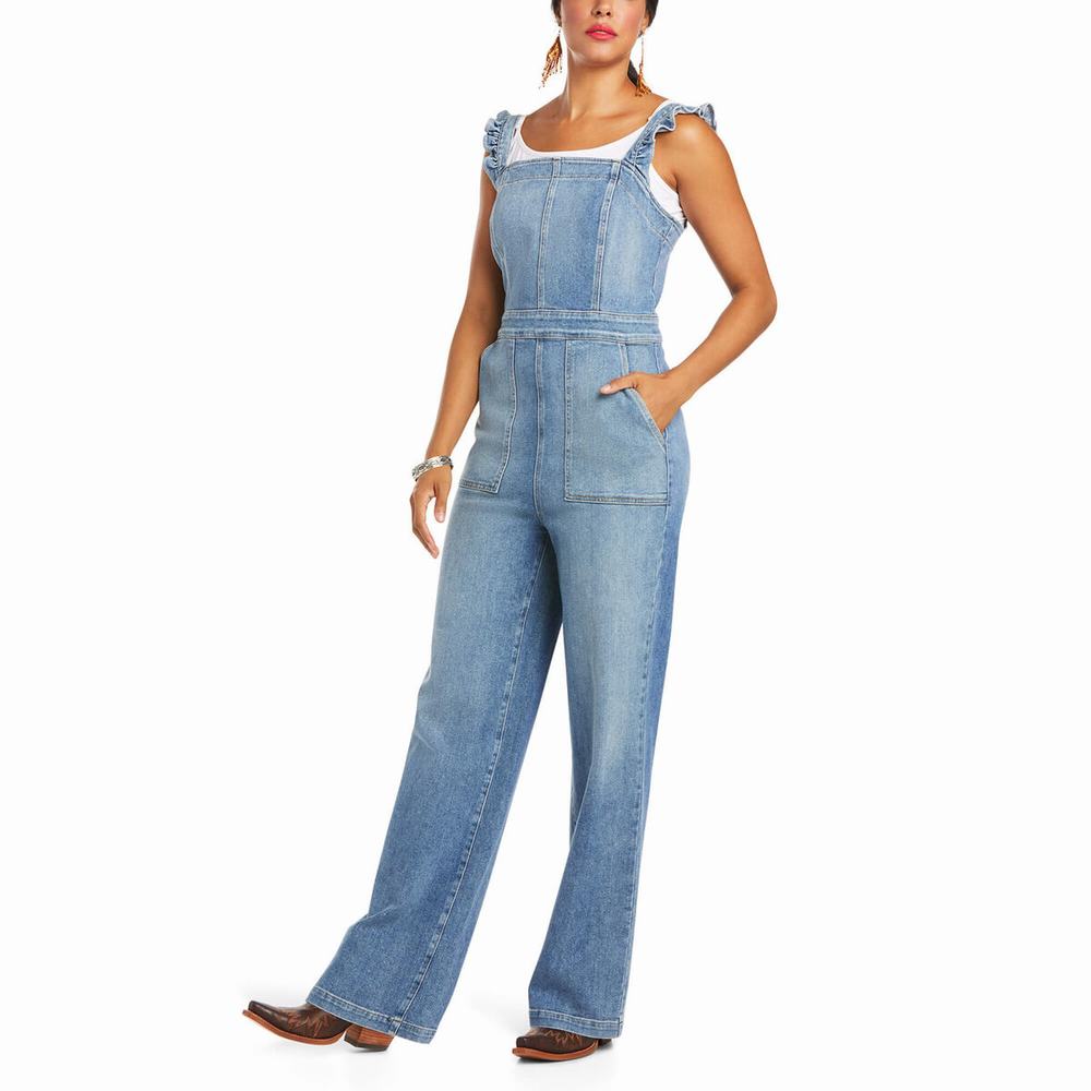 Ariat Ruffle Overall Klänning Dam Olika Färger | 894-CZNITD