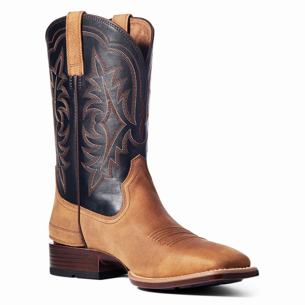 Ariat Ryden Ultra EZ Zip Western Stövlar Herr Bruna | 176-OCUPNV