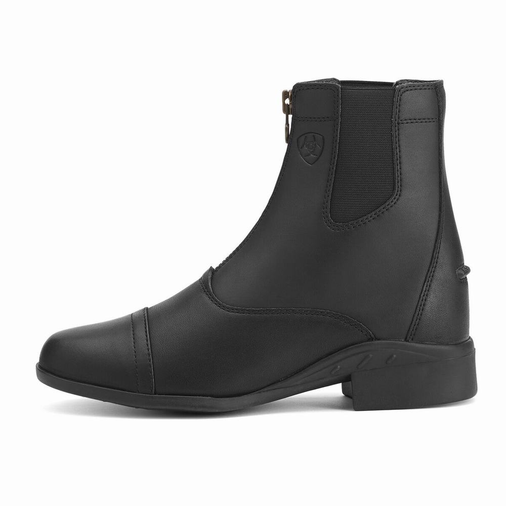 Ariat Scout Zip Paddock Ridstövlar Dam Svarta | 698-GIQRJV