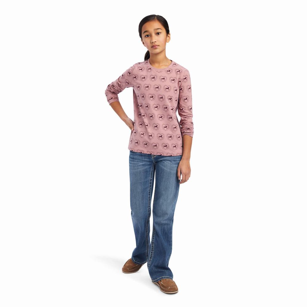 Ariat So Love Piketröja Barn Rosa | 467-BUYDXN