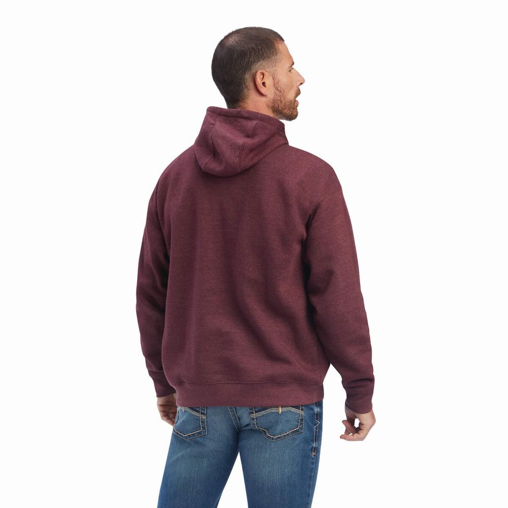 Ariat Southwest Block Hoodie Herr Olika Färger | 083-XQHGIY