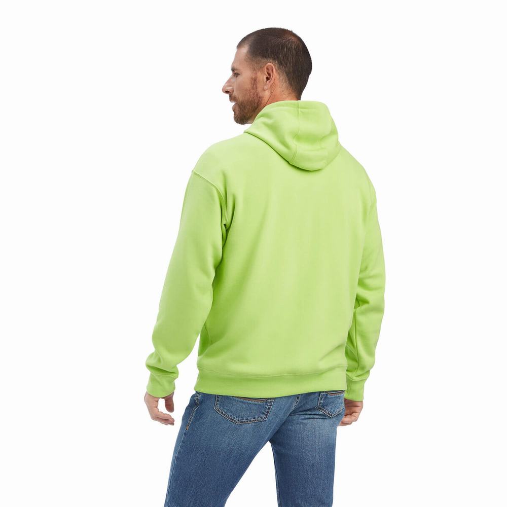 Ariat Southwest Hoodie Herr Gröna | 081-PYCWJO