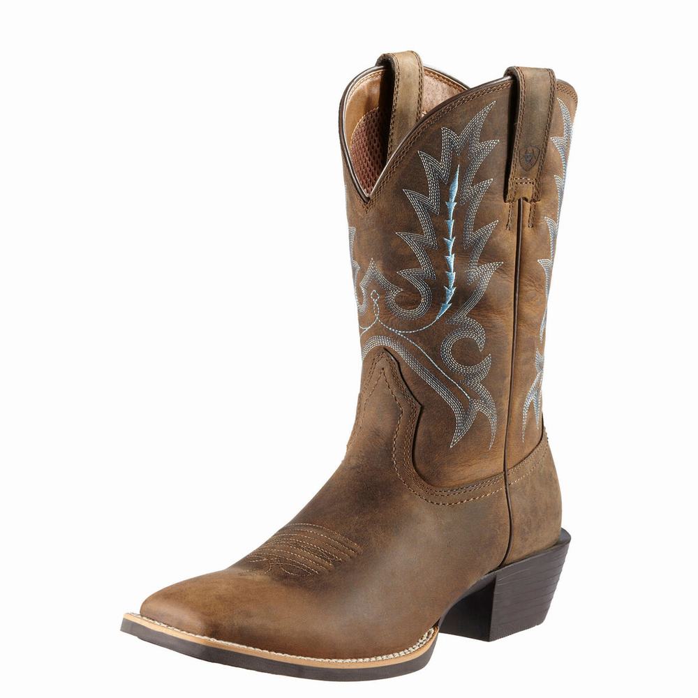 Ariat Sport Outfitter Western Stövlar Herr Bruna | 165-EQGRIN