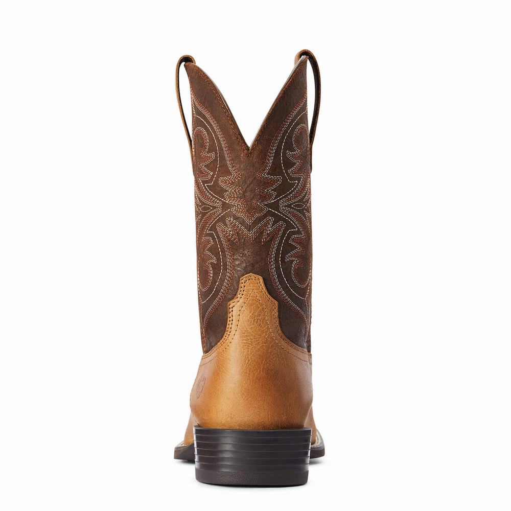 Ariat Sport Pardner Western Stövlar Herr Bruna | 863-UHFOPI