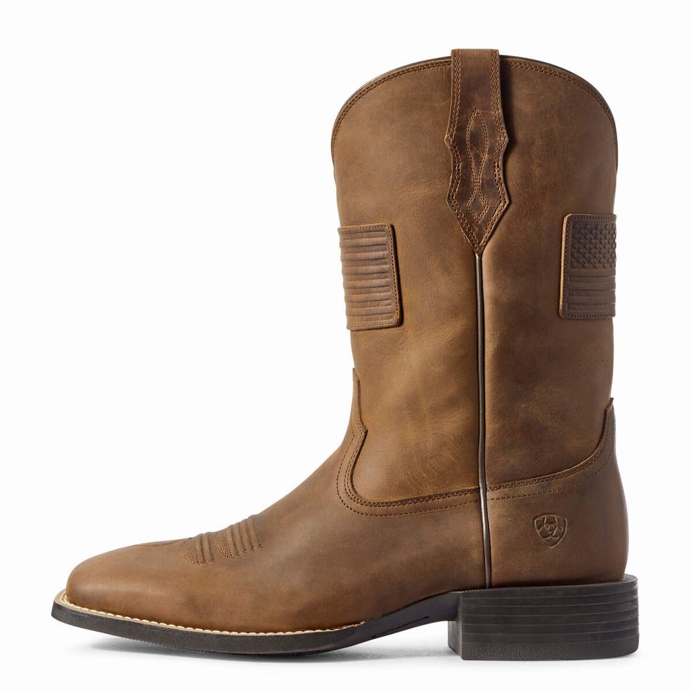 Ariat Sport Patriot II Western Stövlar Herr Bruna | 401-CYIZNH