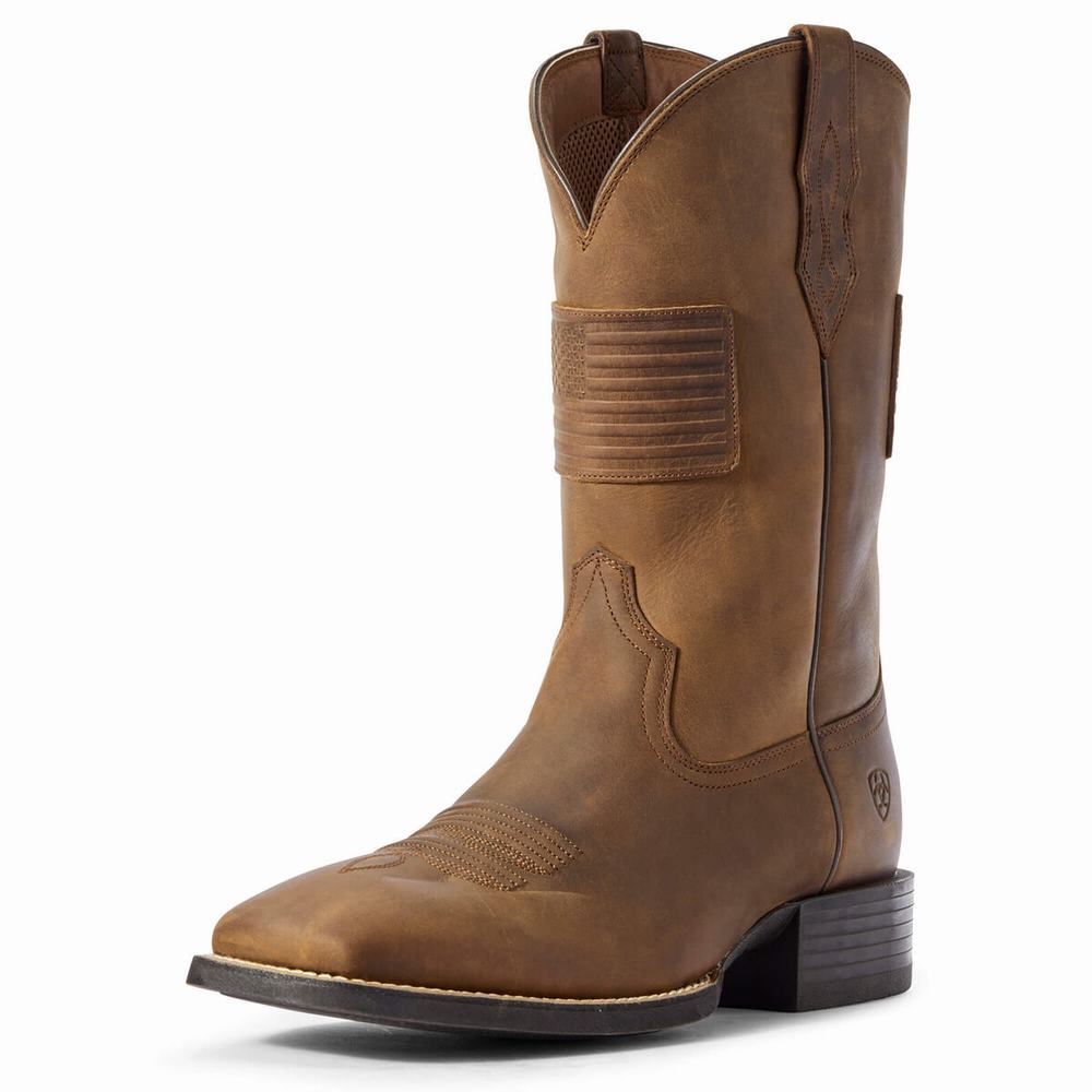 Ariat Sport Patriot II Western Stövlar Herr Bruna | 401-CYIZNH