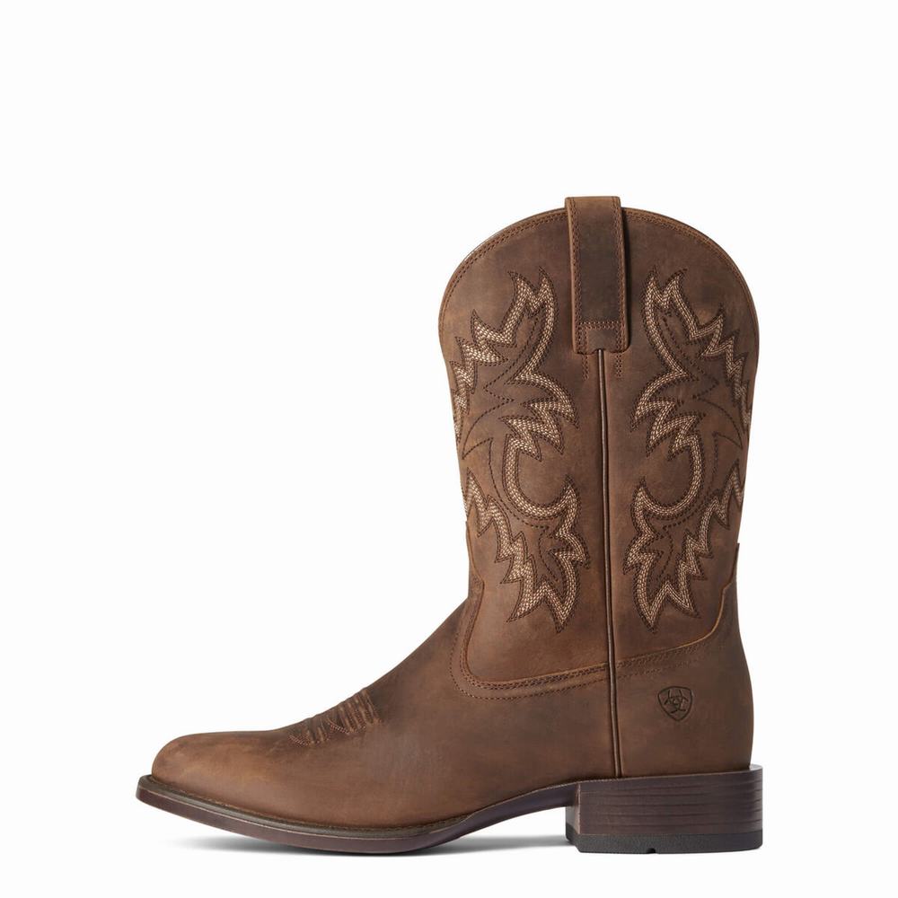 Ariat Stockman Ultra Western Stövlar Herr Bruna | 678-HSJXUK