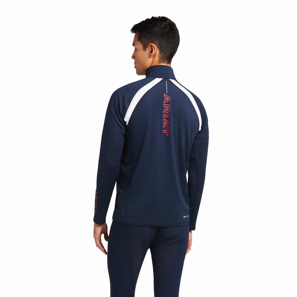 Ariat Sunstopper Team 1/4 Zip Ridbyxor Herr Olika Färger | 247-UDXTYG