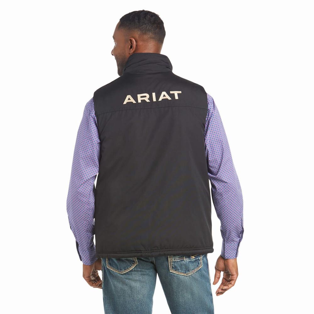 Ariat Team Logo Insulated Jacka Herr Svarta | 836-WMKFLY