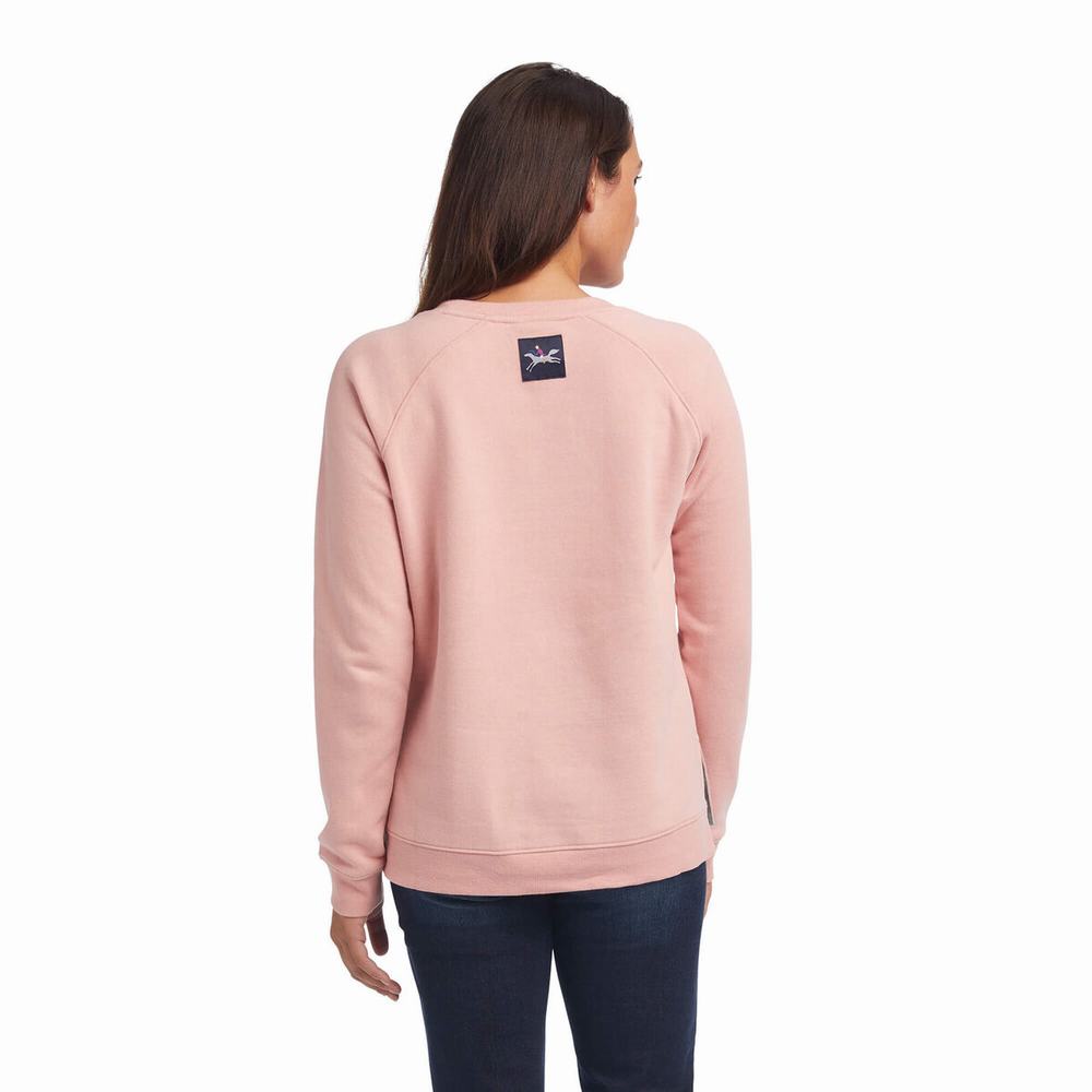 Ariat Torrey Hoodie Dam Rosa | 596-VGHAXT