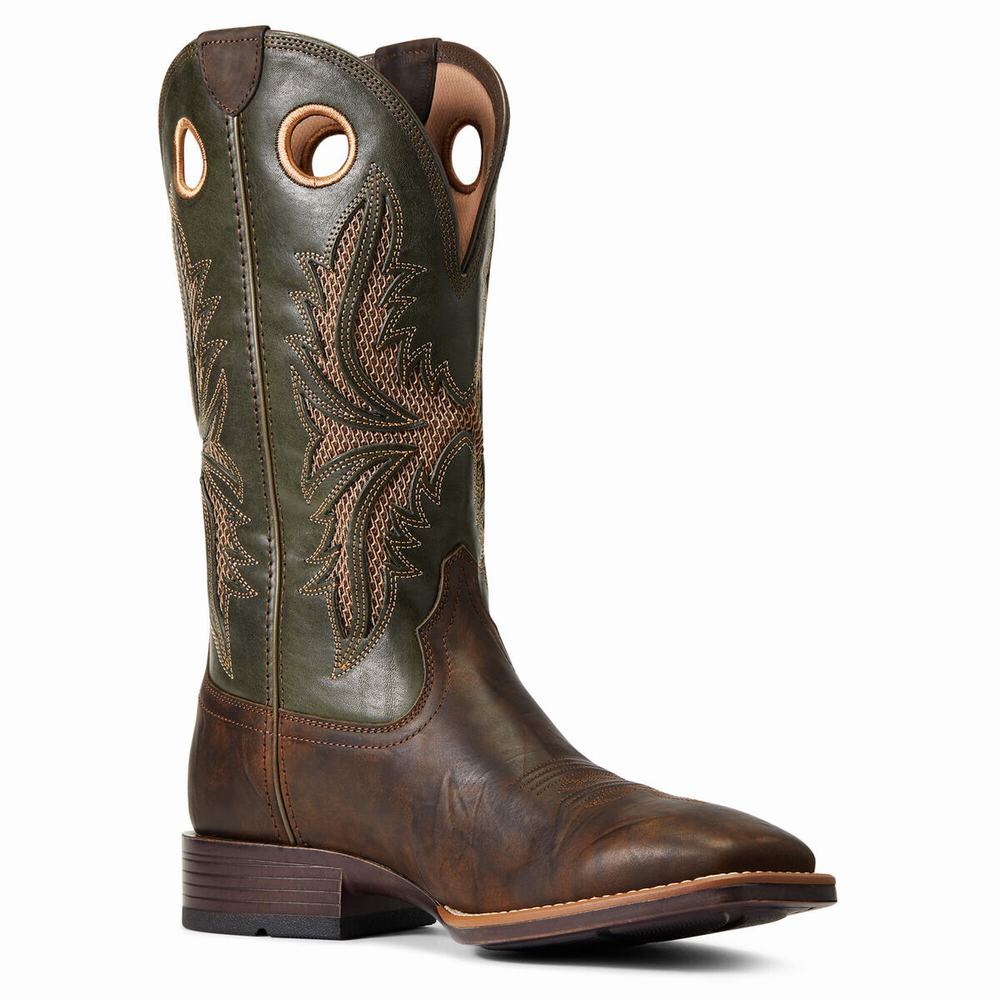 Ariat Toughy VentTek 360 Western Stövlar Herr Bruna | 185-TQWBHM