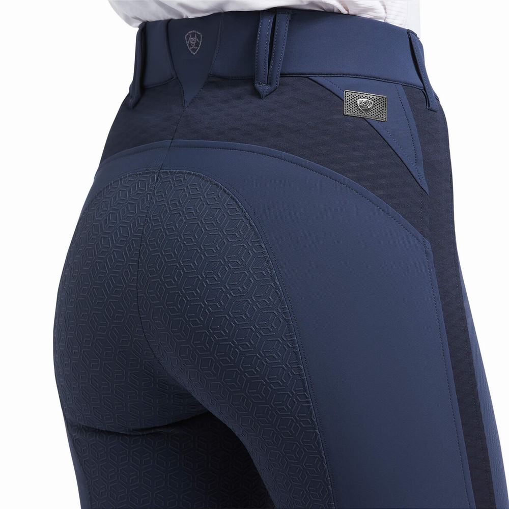 Ariat Tri Factor X Bellatrix Full Seat Breech Byxor Dam Blå | 841-FMJDNX