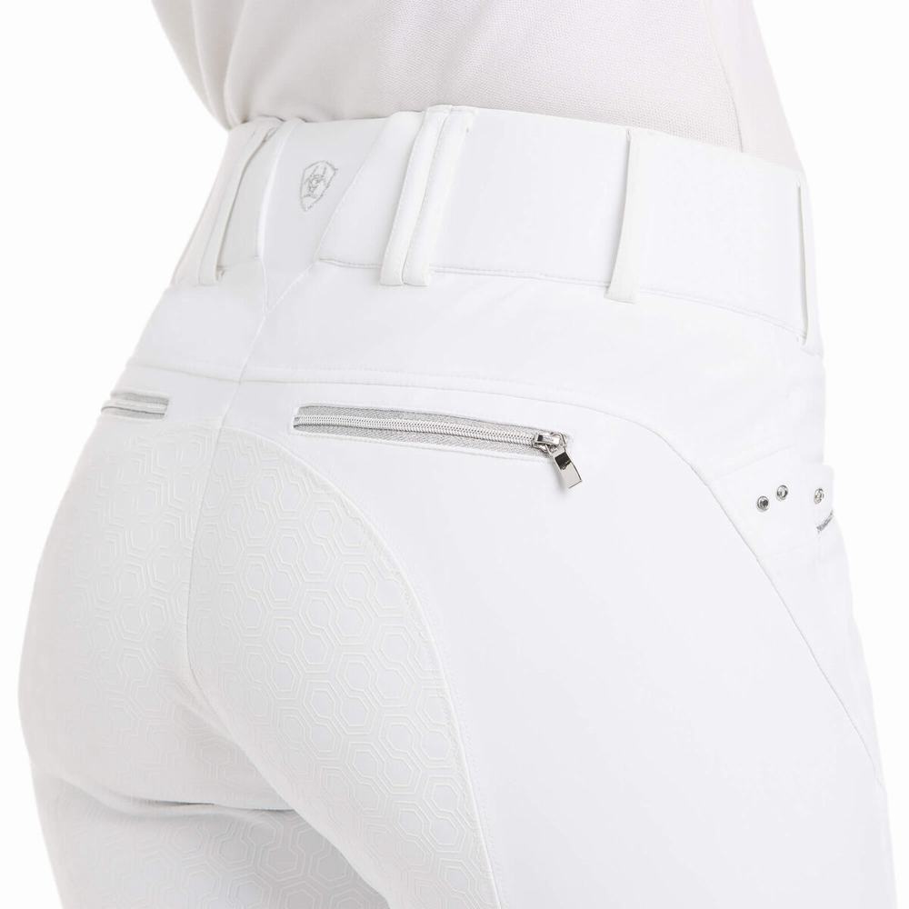 Ariat Tri Factor X Grip Full Seat Breech Byxor Dam Vita | 034-BIGQHD