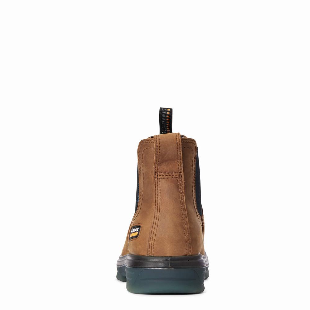 Ariat Turbo Chelsea Vattentäta Chelsea Boots Herr Bruna | 457-DKPOVG