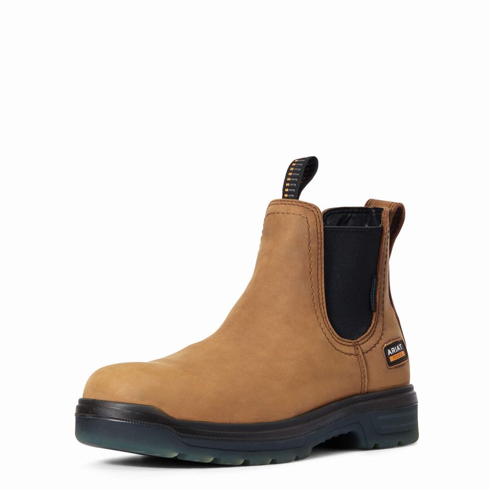 Ariat Turbo Chelsea Vattentäta Chelsea Boots Herr Bruna | 457-DKPOVG