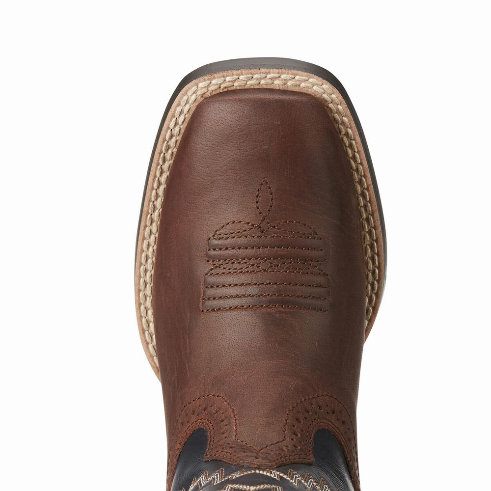 Ariat Tycoon Western Stövlar Barn Bruna | 592-REOMAQ