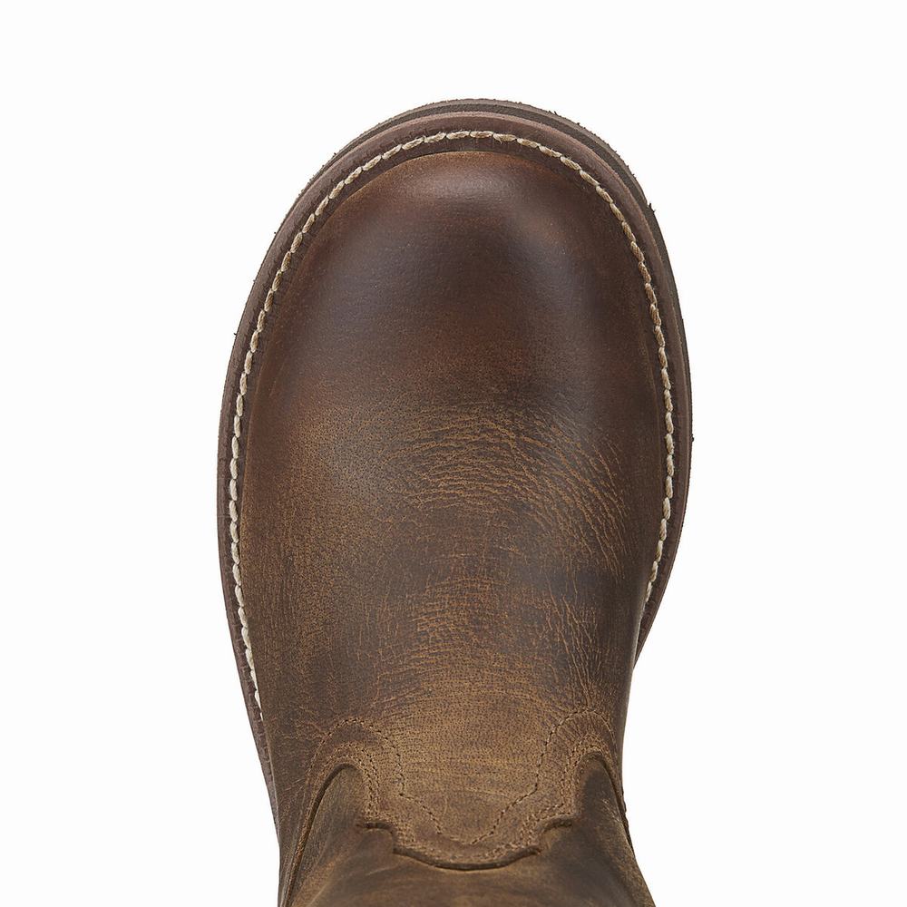 Ariat Unbridled Roper Western Stövlar Dam Bruna | 268-YIMRZQ