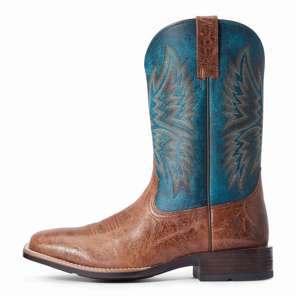 Ariat Valor Ultra Western Stövlar Herr Mörkbruna | 185-OQISDZ