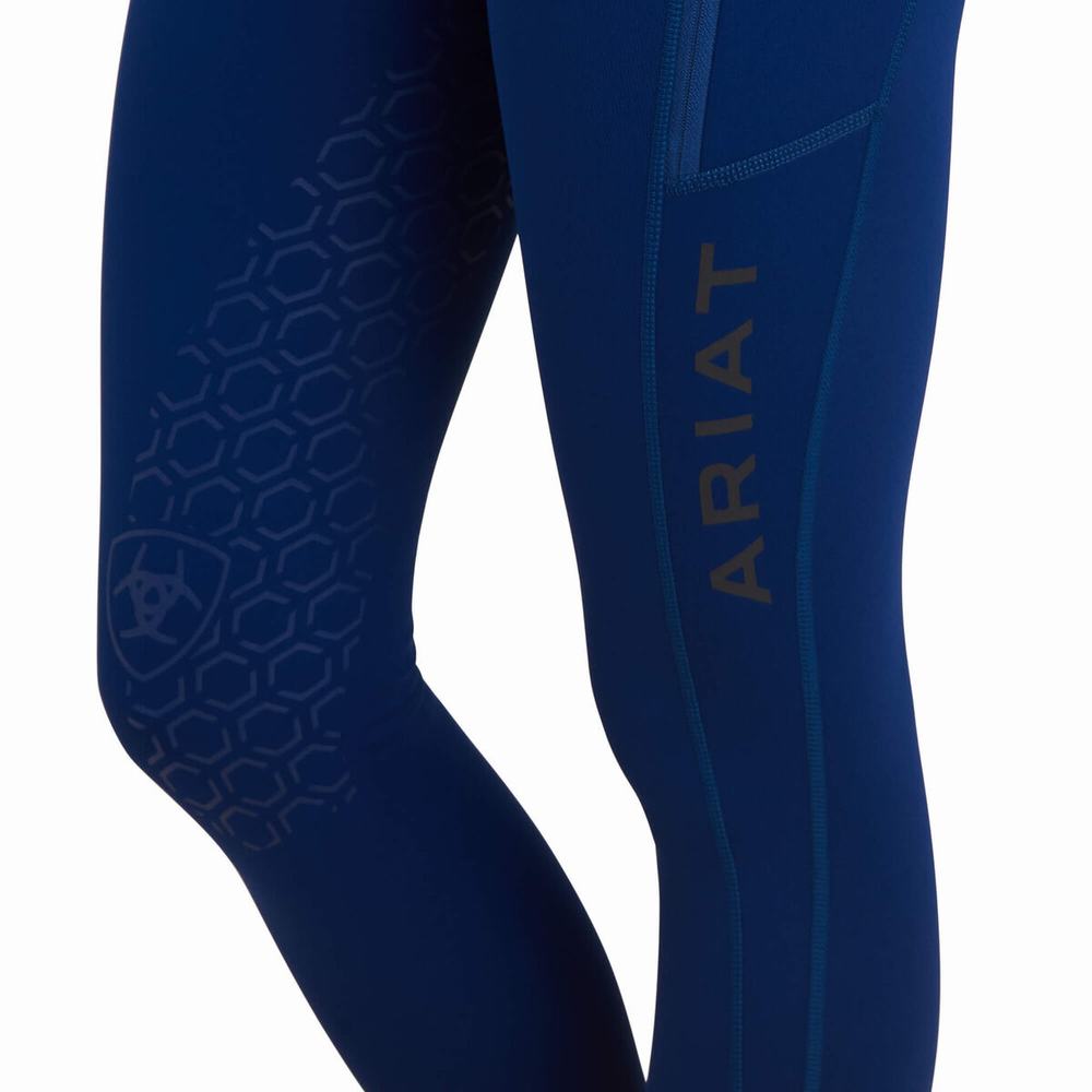 Ariat Venture Thermal Half Grip Byxor Dam Blå | 198-NEDHVJ