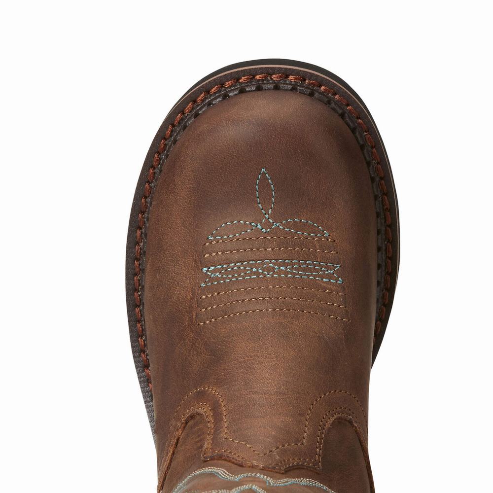 Ariat Western Stövlar Barn Bruna | 856-RMOFVI