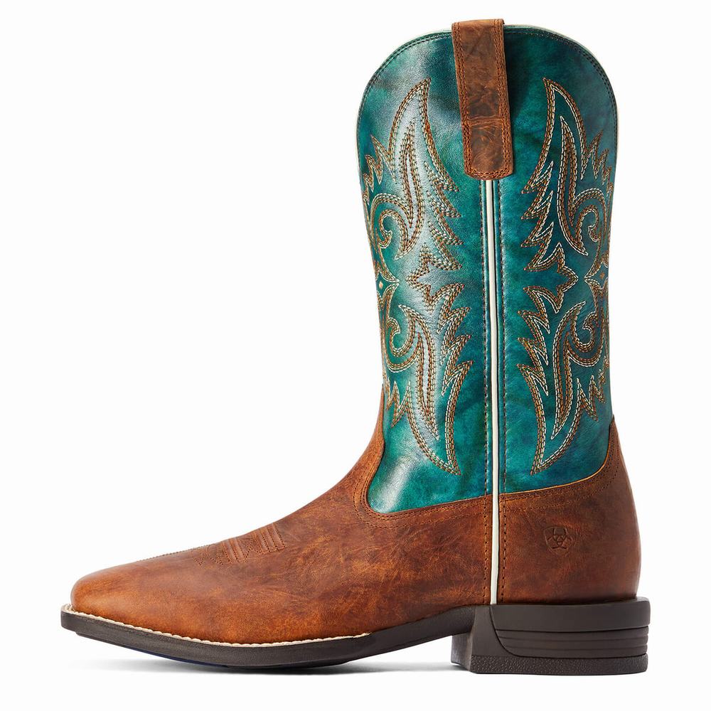 Ariat Wild Thang Western Stövlar Herr Bruna | 691-GHMFLA