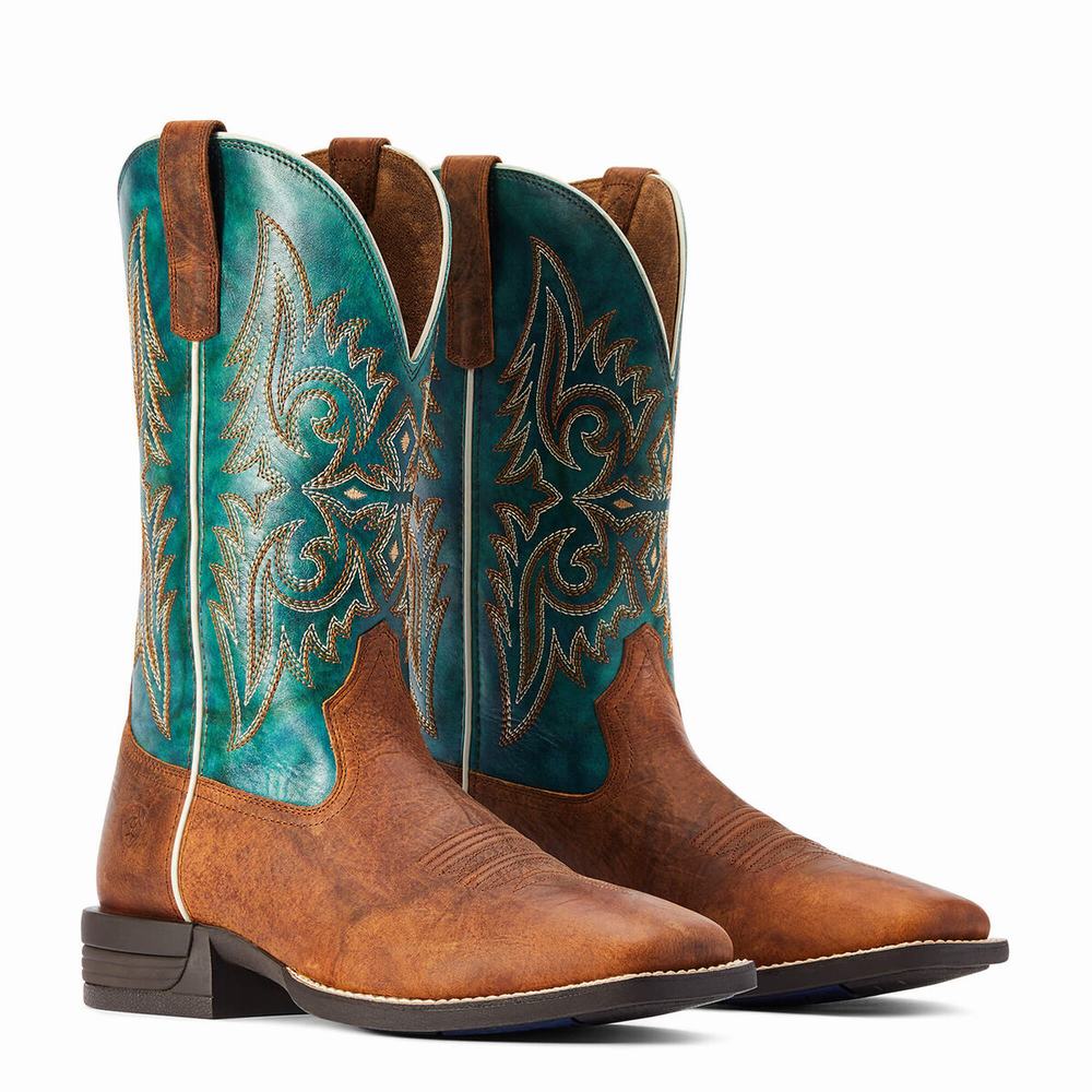 Ariat Wild Thang Western Stövlar Herr Bruna | 691-GHMFLA