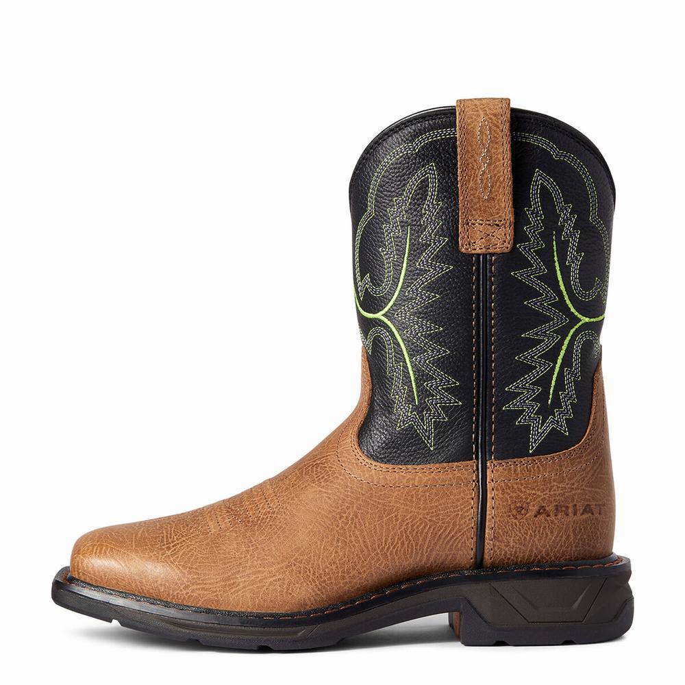 Ariat WorkHog XT Breda Square Tå Western Stövlar Barn Olika Färger | 603-YGHZPJ